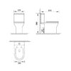 WC pott Vento Norberg 3/6l Soft Close kaanega - Image 2